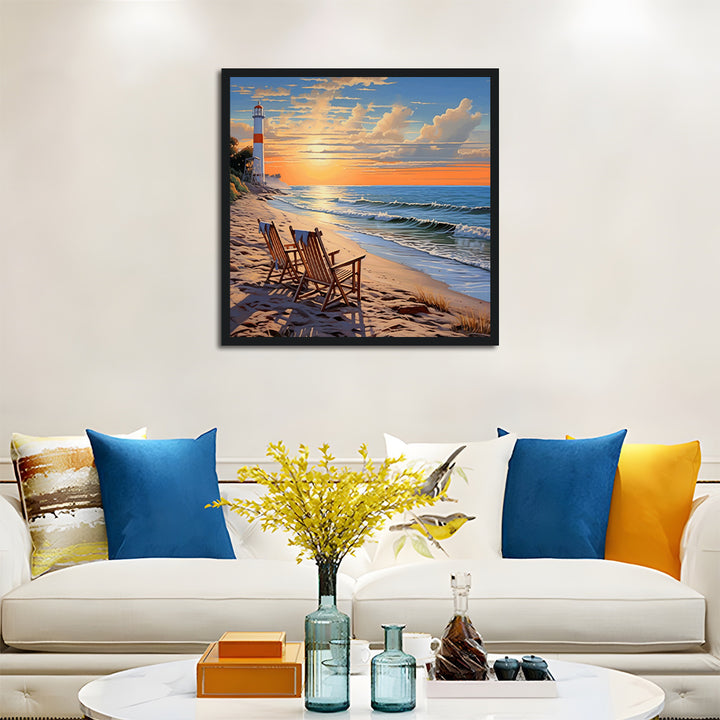 Sunset on the Beach Cross Stitch Kits
