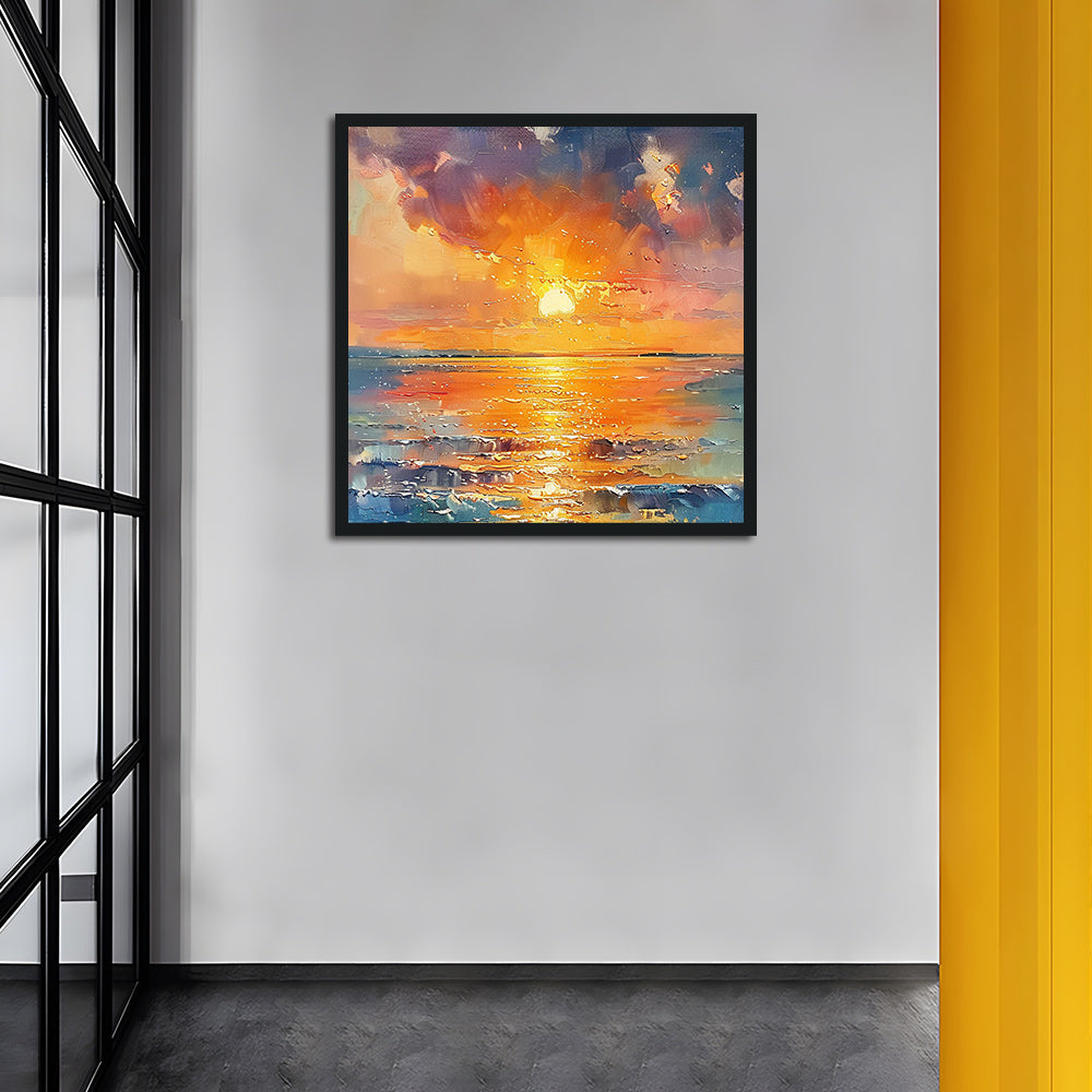 Golden Ocean Sunset Cross Stitch Kits