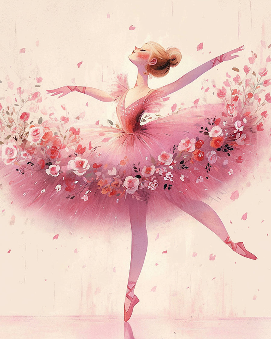 Dancing Flower Skirt Cross Stitch Kits