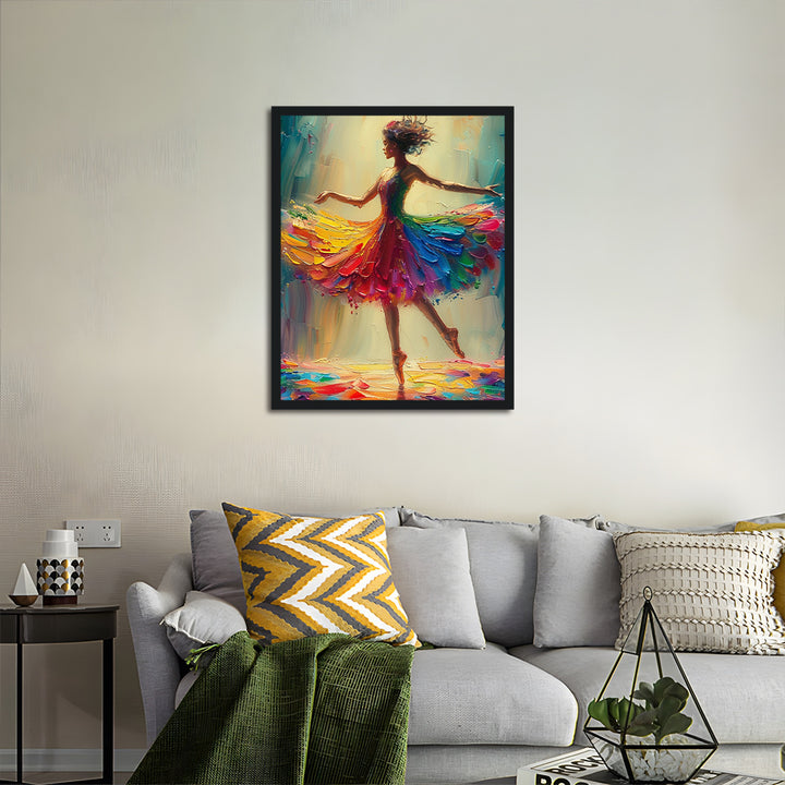 Oil Painting Dancer Cross Stitch Kits