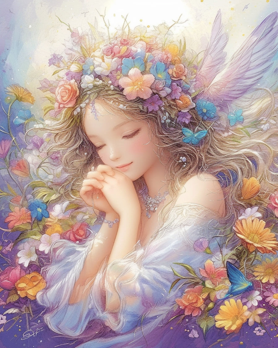 Flower Angel Cross Stitch Kits
