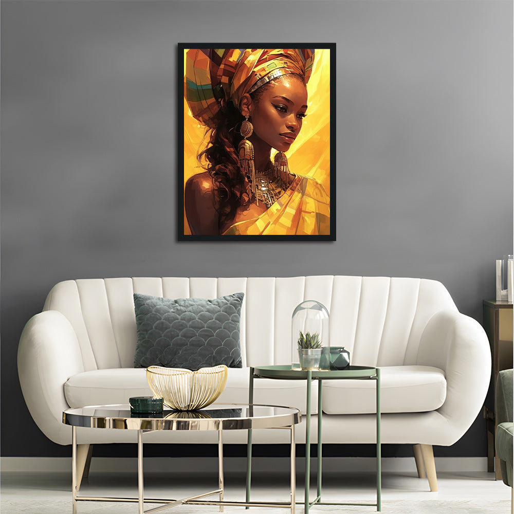 Golden Lady Cross Stitch Kits