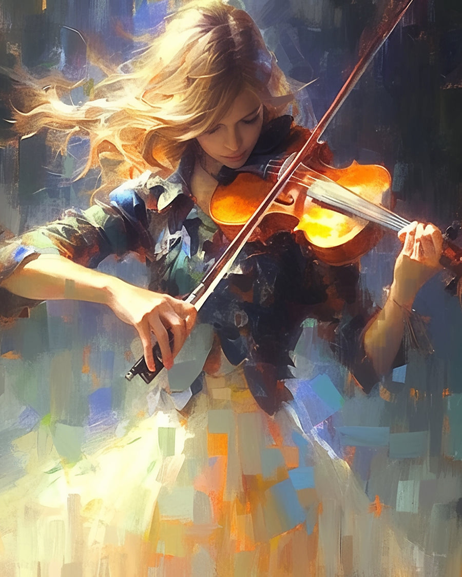 Enchanted Violin Performance Cross Stitch Kits