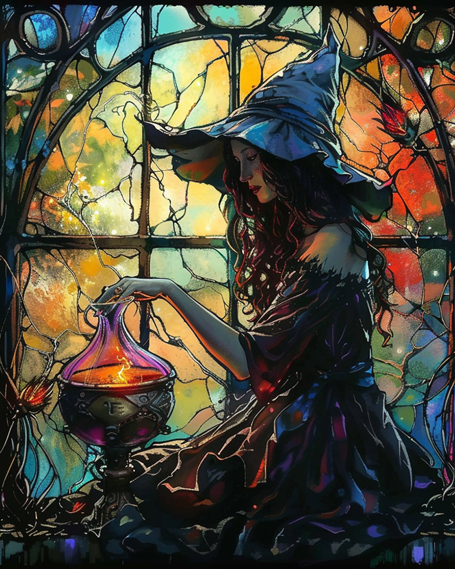 Magic Witch Cross Stitch Kits