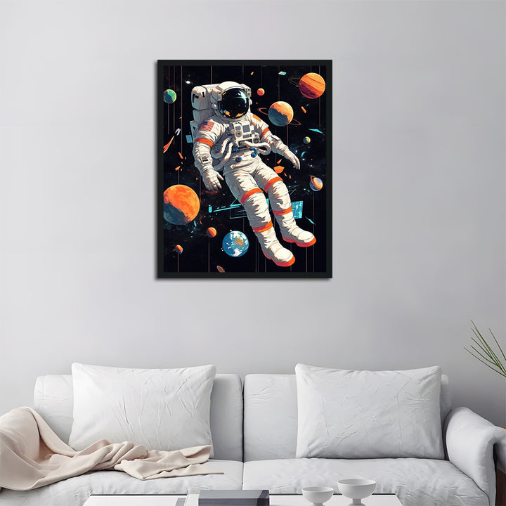 Astronaut and Planet Cross Stitch Kits