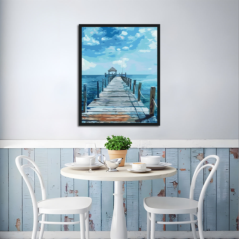 Coastal Pier Cross Stitch Kits