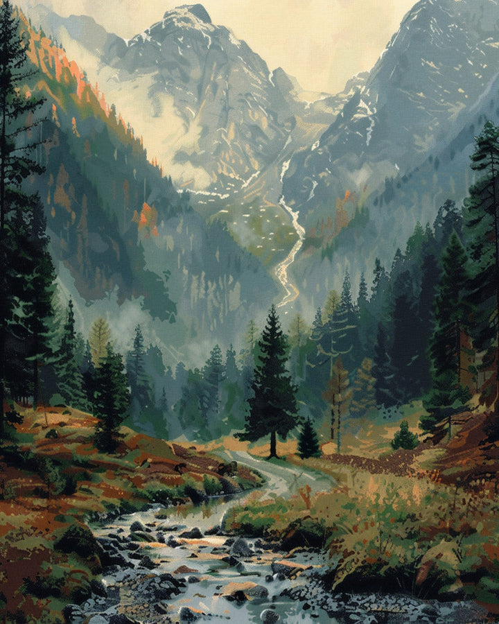 Distant Forest Cross Stitch Kits
