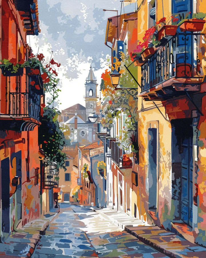 European Alley Cross Stitch Kits