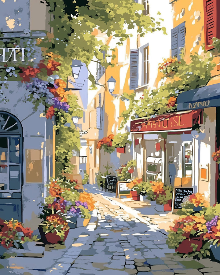 The Sun-splashed Street Cross Stitch Kits