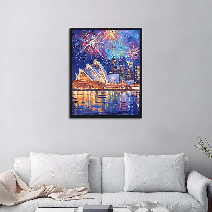 Fireworks at Sydney Opera House Cross Stitch Kits