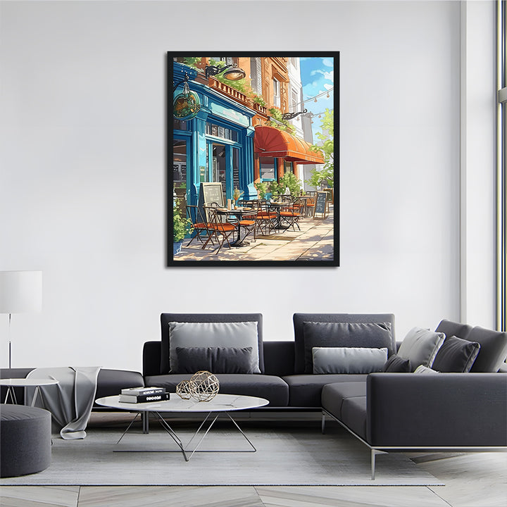 Street Coffee Shop Cross Stitch Kits