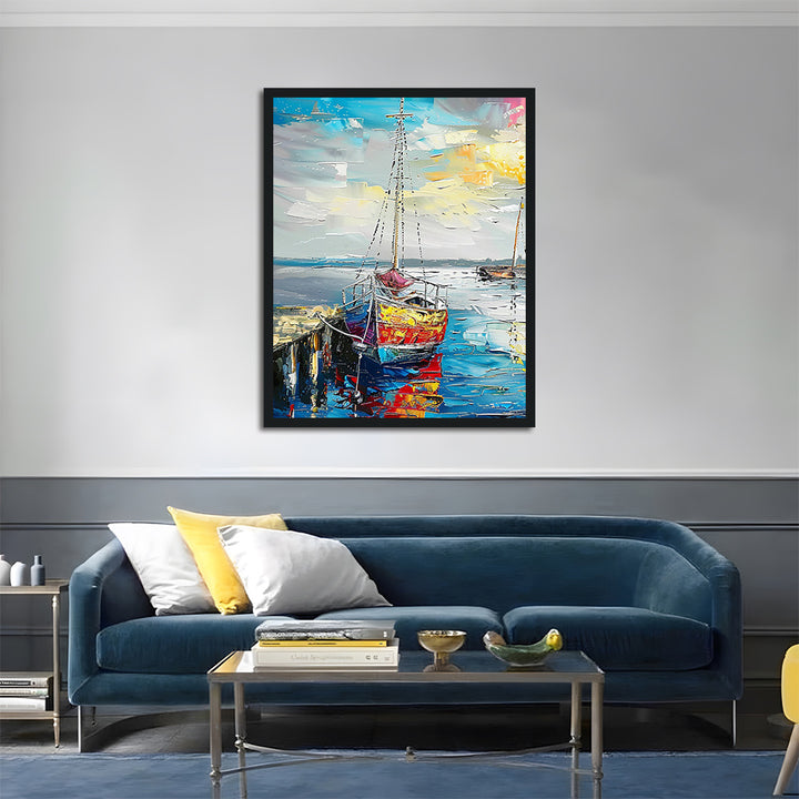 Boat Returning to Port Cross Stitch Kits