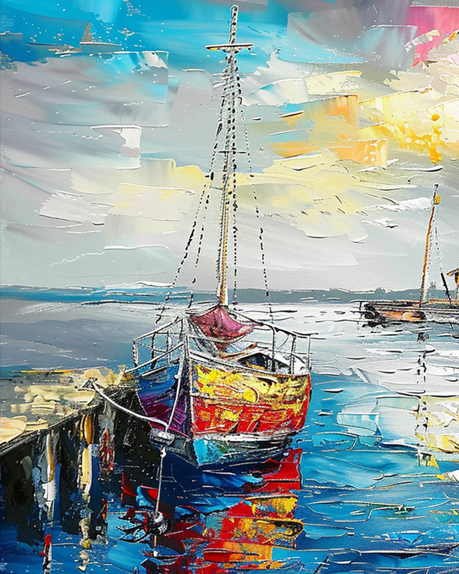 Boat Returning to Port Cross Stitch Kits