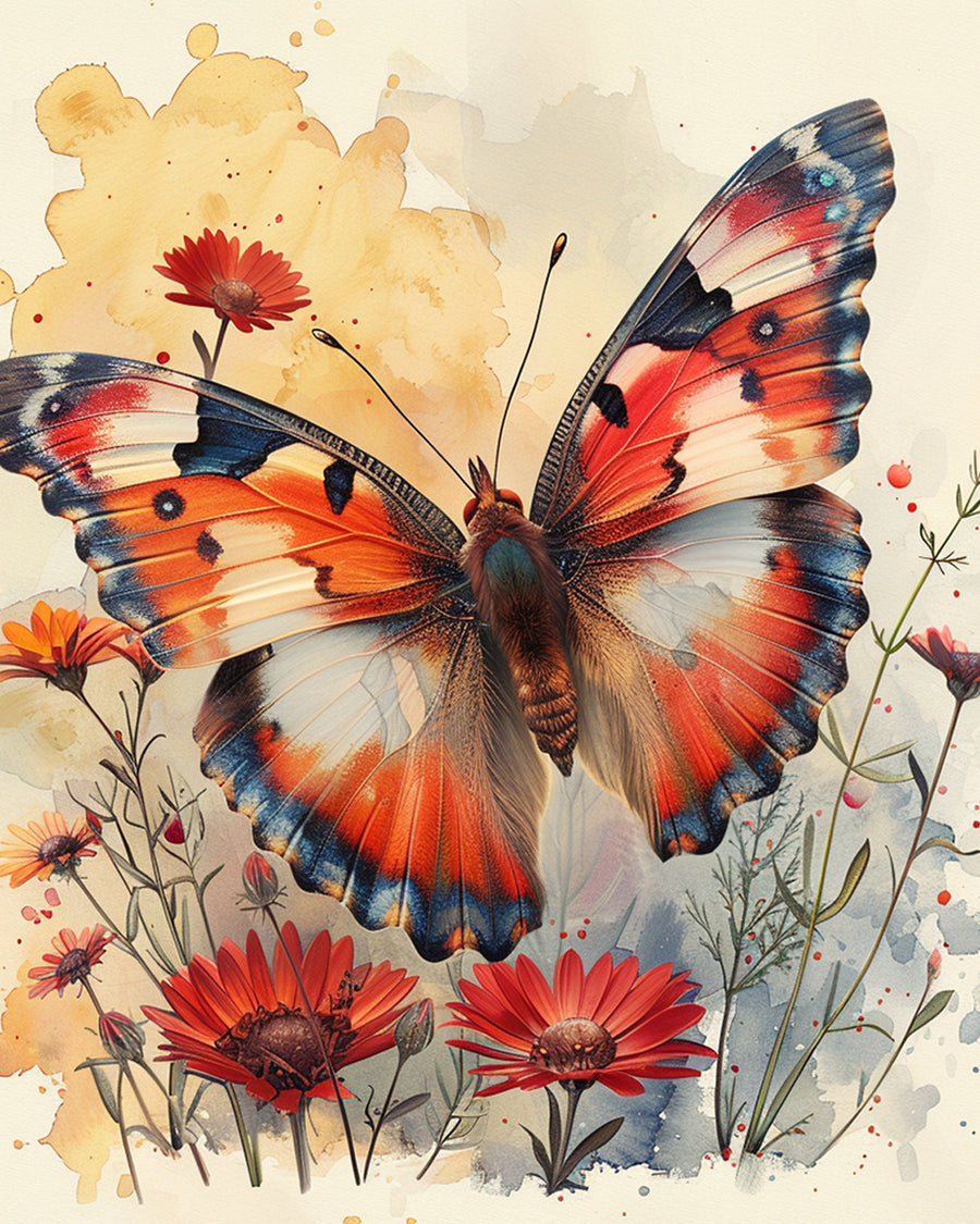 Daisies and Butterflies Cross Stitch Kits