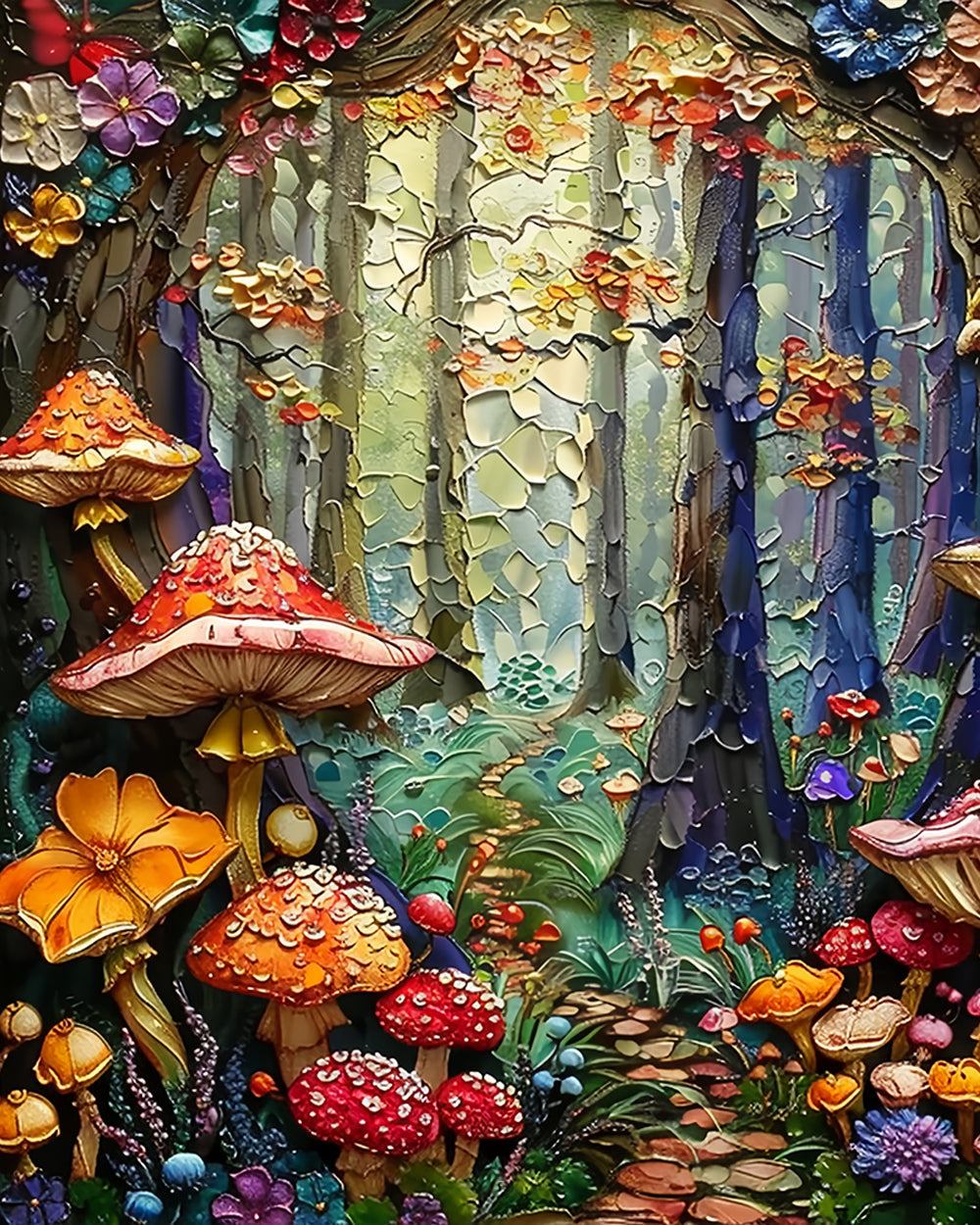 Mushroom Forest Cross Stitch Kits