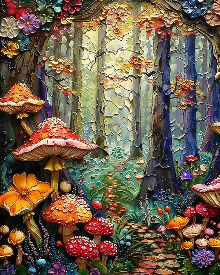 Mushroom Forest Cross Stitch Kits