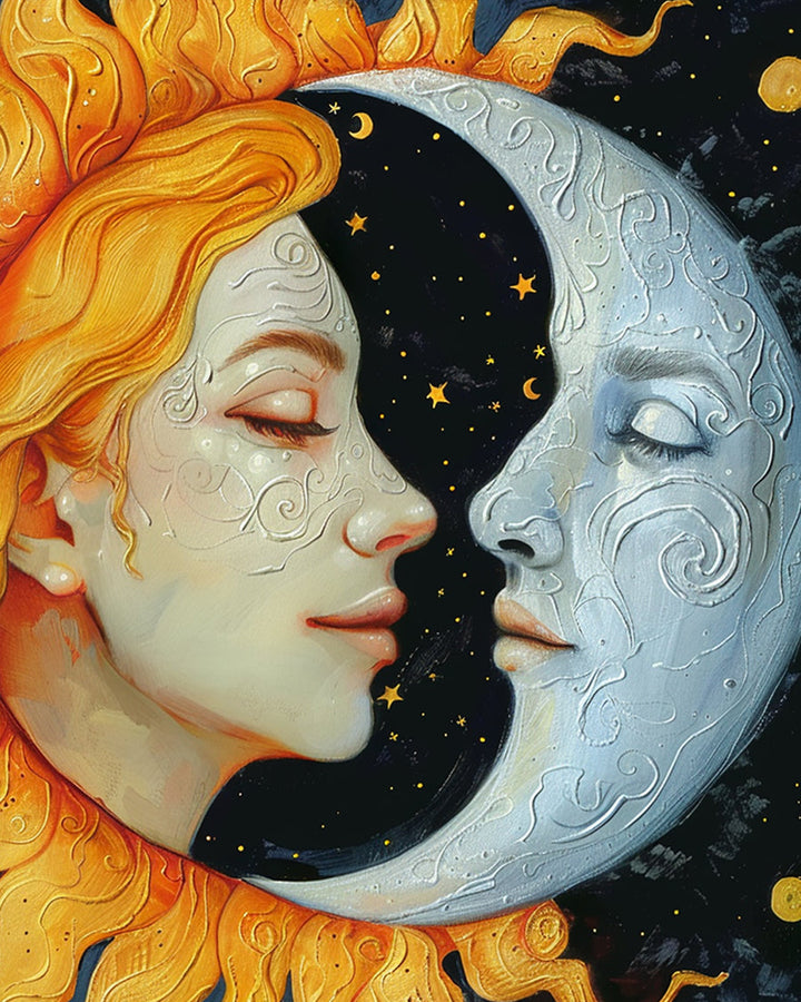 Sun and Moon Cross Stitch Kits