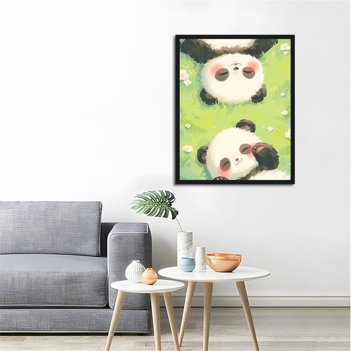Two Cute  Pandas Cross Stitch Kits