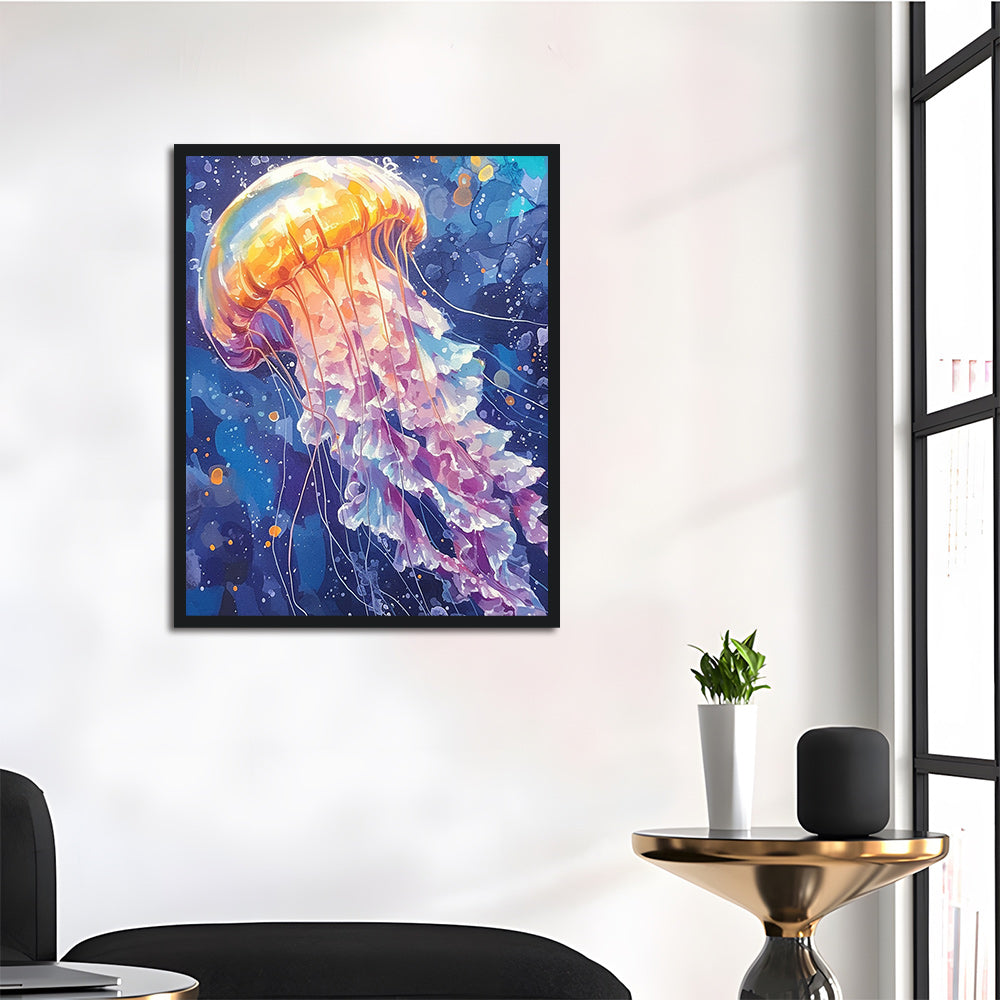 Floating Jellyfish Cross Stitch Kits