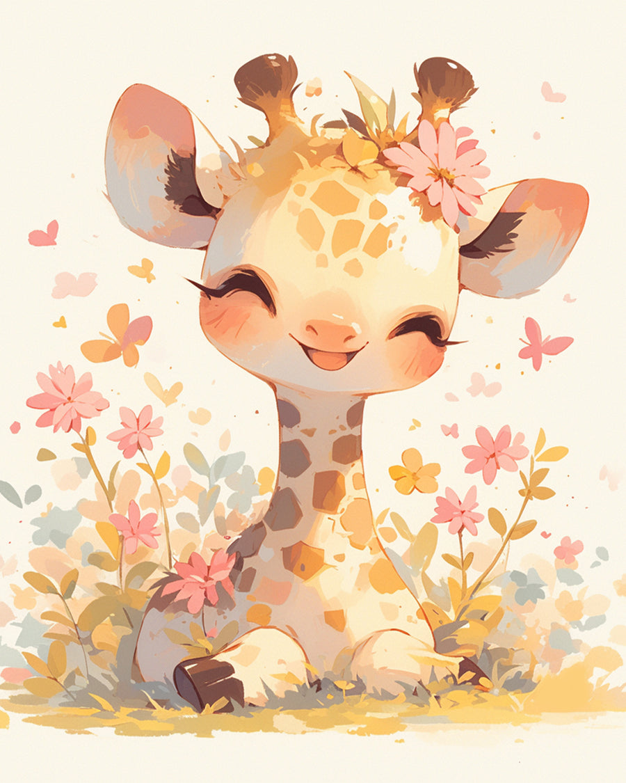 Cute Little Giraffe Cross Stitch Kits