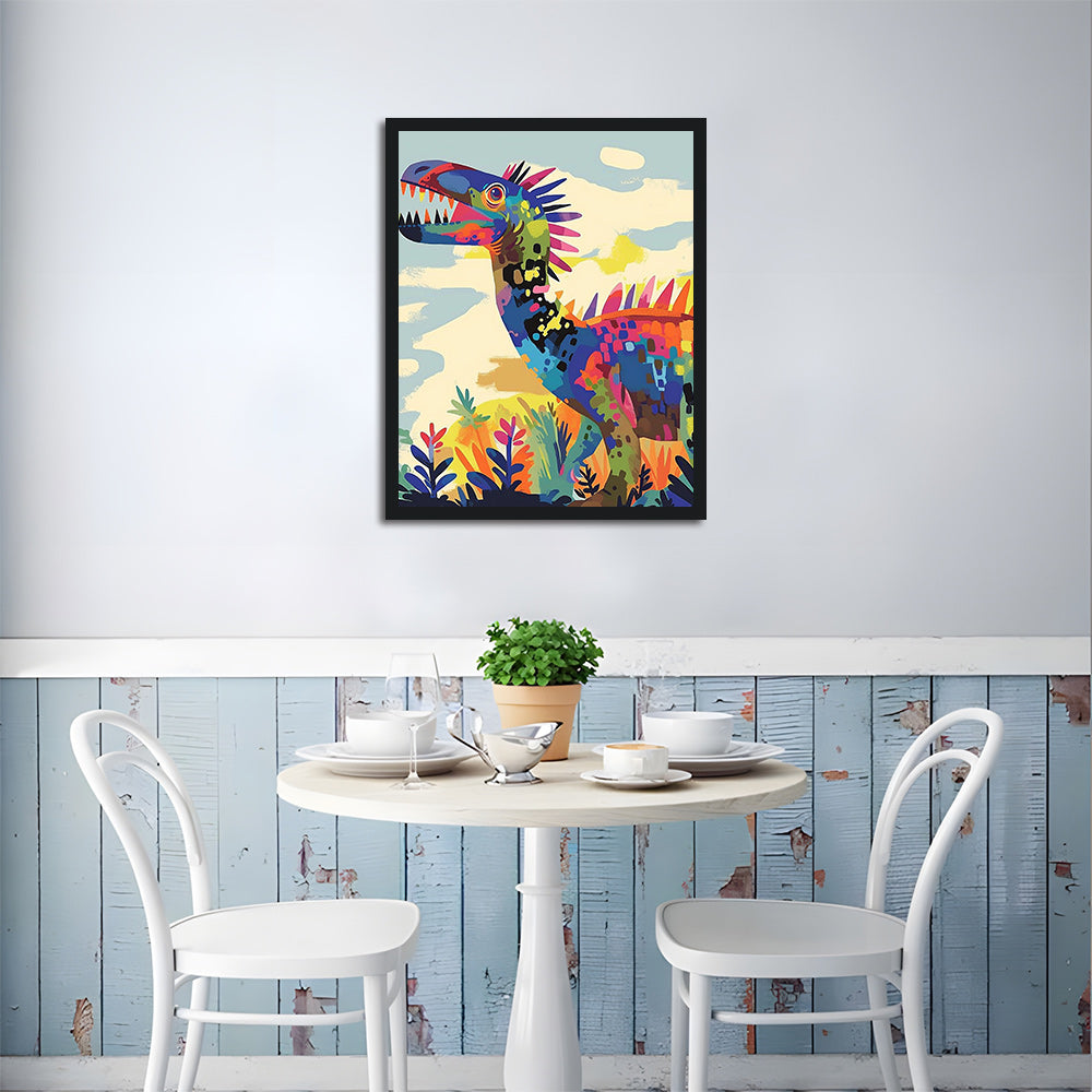 Color Dinosaur Cross Stitch Kits