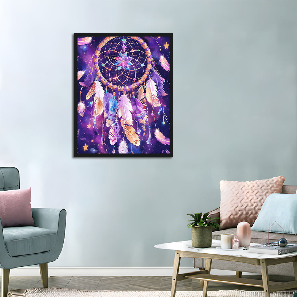 Purple Dream Catcher Cross Stitch Kits