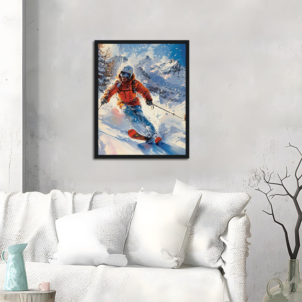 Skiing Cross Stitch Kits