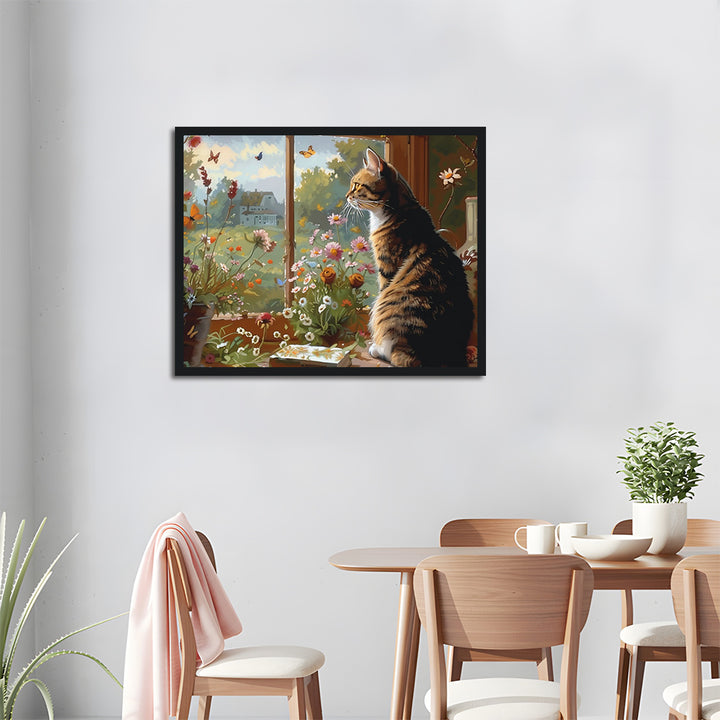Kitten by the Window Cross Stitch Kits