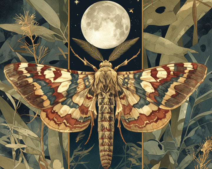 Night Moth Cross Stitch Kits
