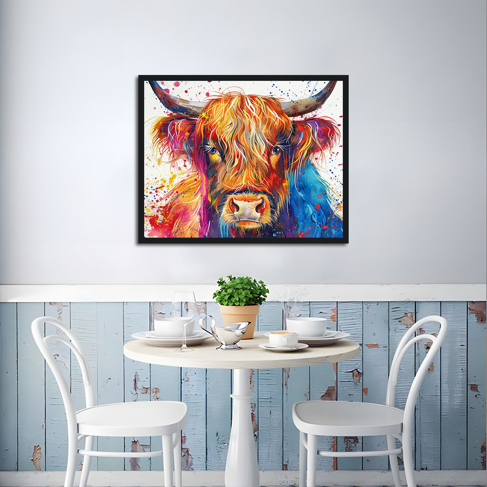 Watercolor Yak Cross Stitch Kits
