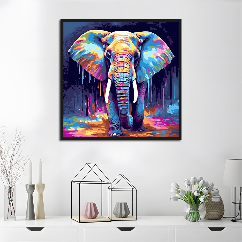 Colorful Elephant Cross Stitch Kits