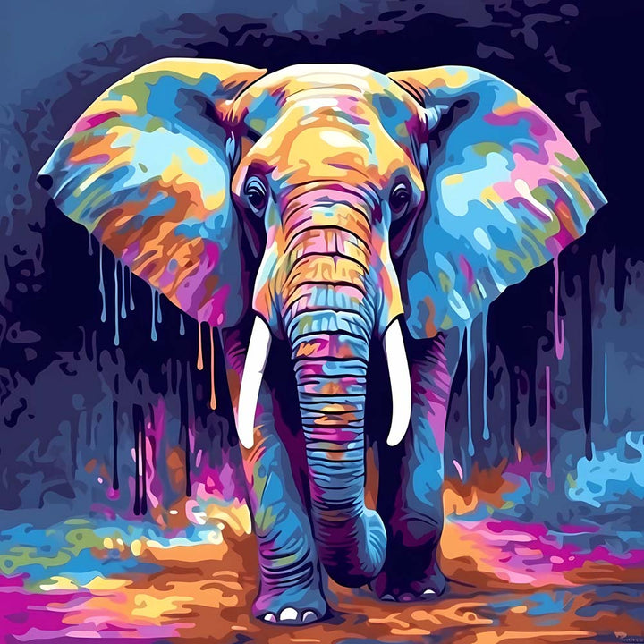 Colorful Elephant Cross Stitch Kits