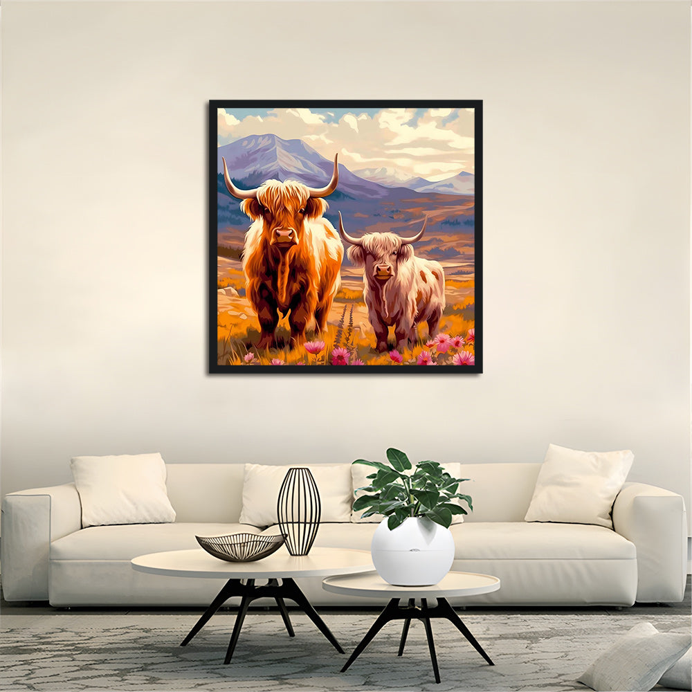 Big Yak and Small Yak Cross Stitch Kits