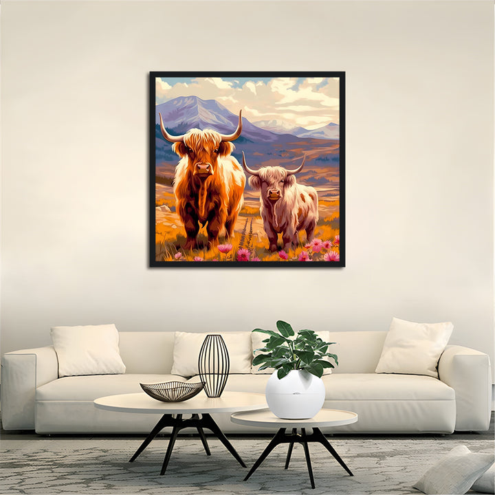 Big Yak and Small Yak Cross Stitch Kits