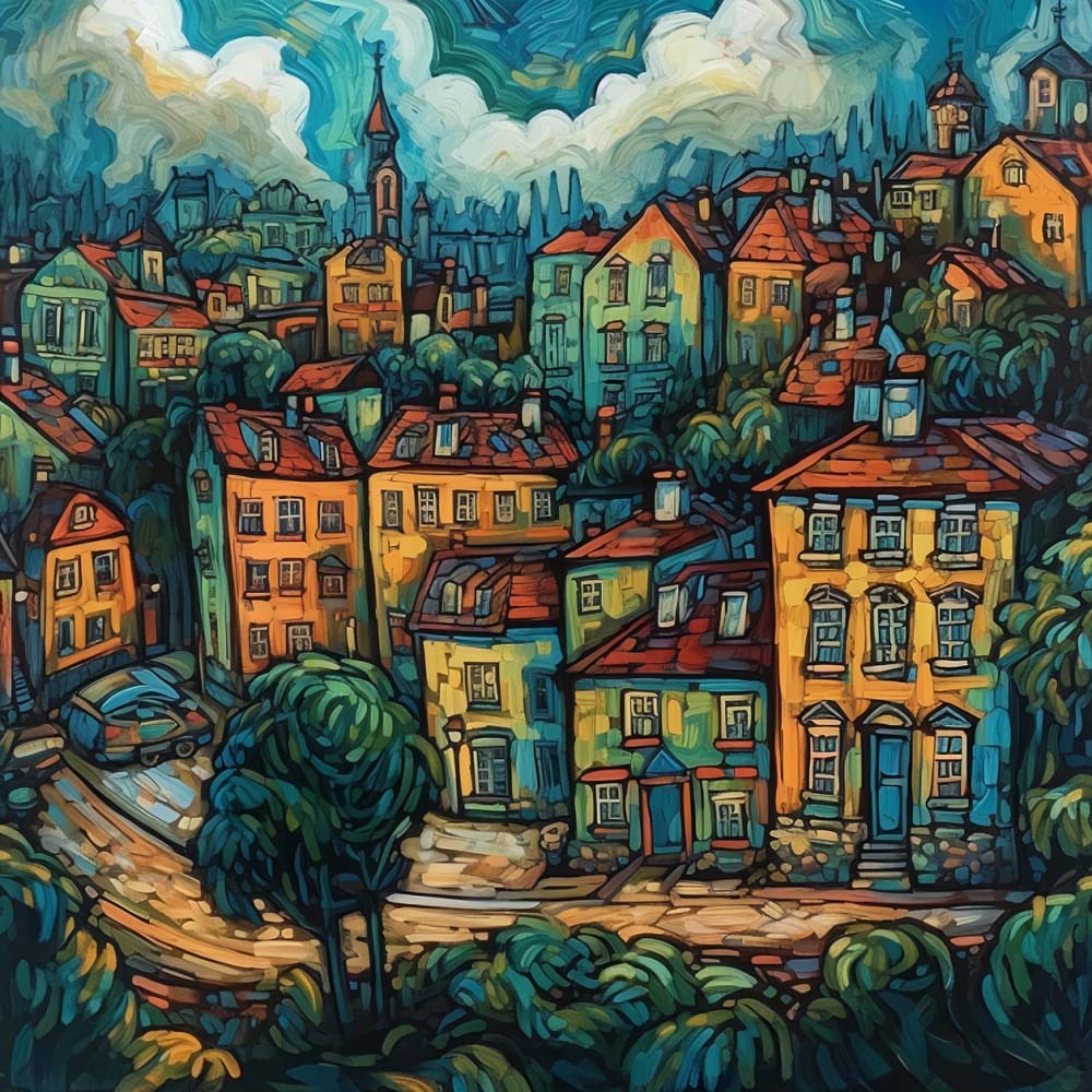 Jungle Town Cross Stitch Kits