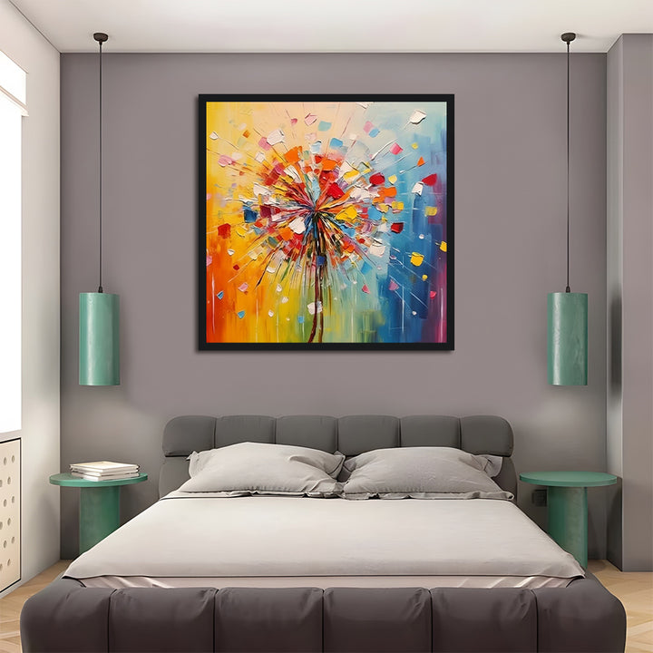 Oil Painting Dandelion Cross Stitch Kits