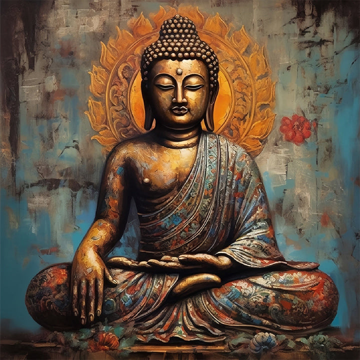 Painted Buddha Cross Stitch Kits
