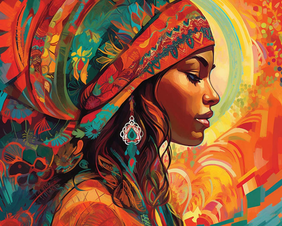 Ethnic Girl Cross Stitch Kits