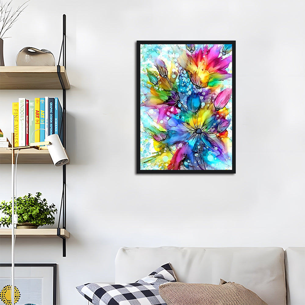 Watercolor Flowers Cross Stitch Kits