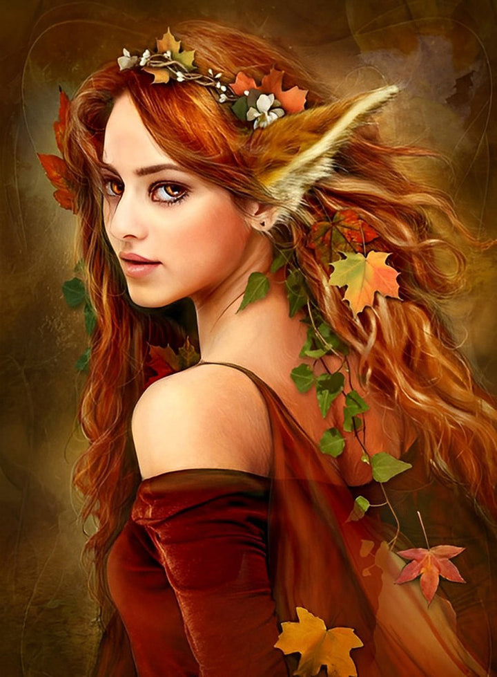 Fox Ear Girl Cross Stitch Kits