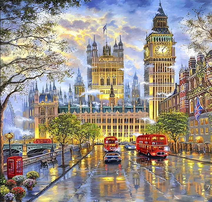 London after the Rain Cross Stitch Kits