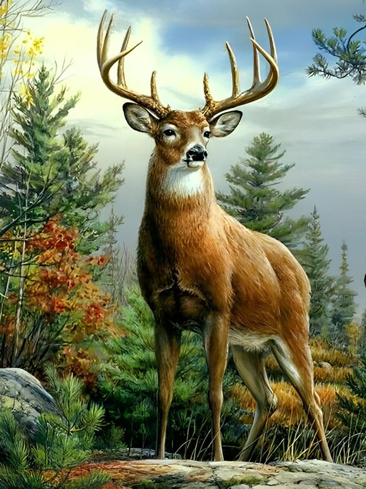 Stag in the Woods Cross Stitch Kits