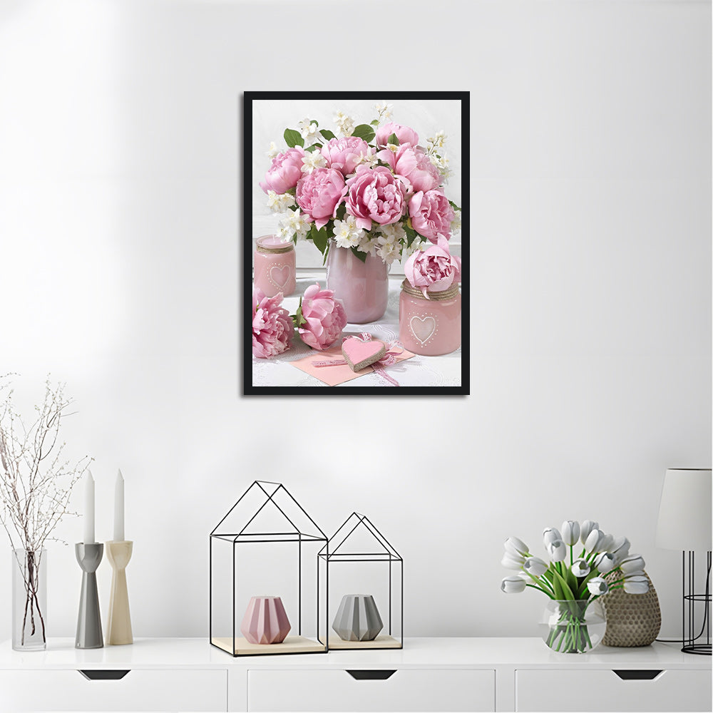 Pink Bouquet Cross Stitch Kits