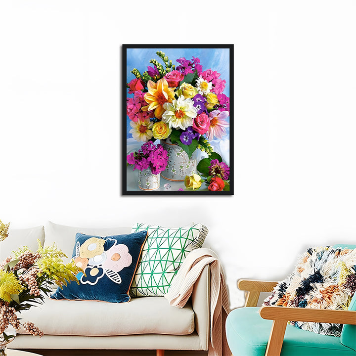 Colorful Bouquet Cross Stitch Kits
