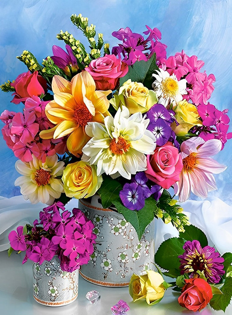Colorful Bouquet Cross Stitch Kits