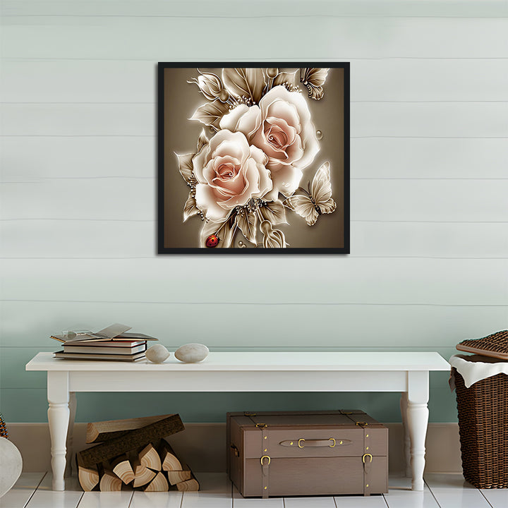 Glowing Rose Cross Stitch Kits