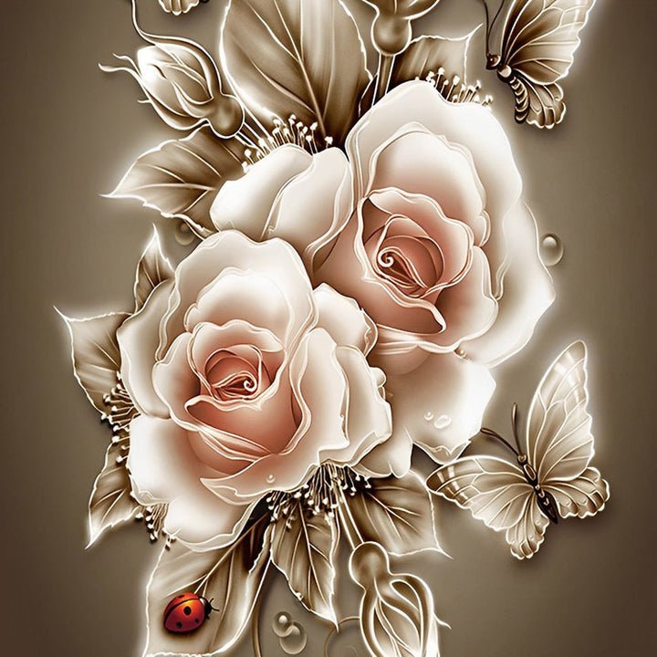 Glowing Rose Cross Stitch Kits