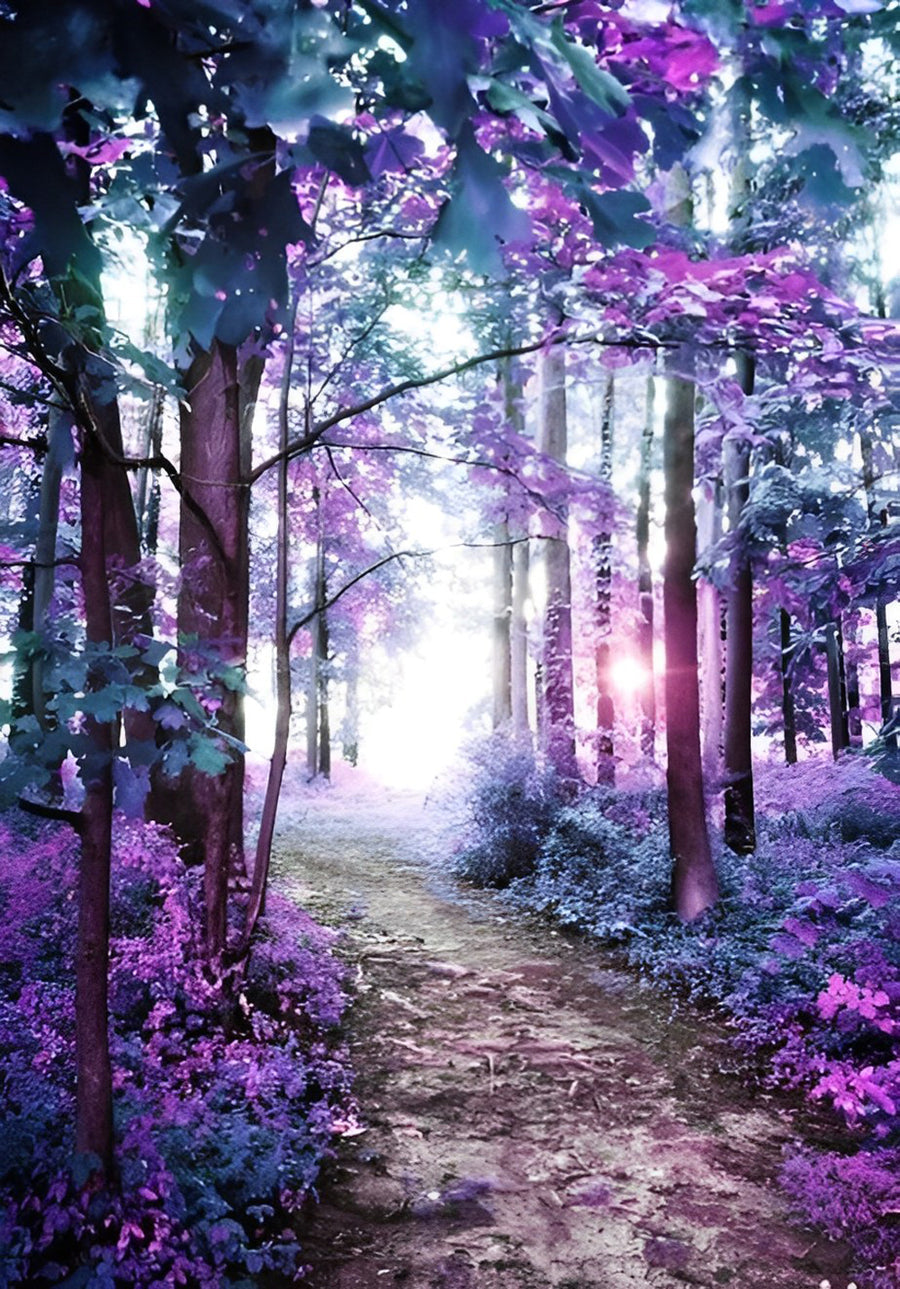 Purple Forest Trail Cross Stitch Kits