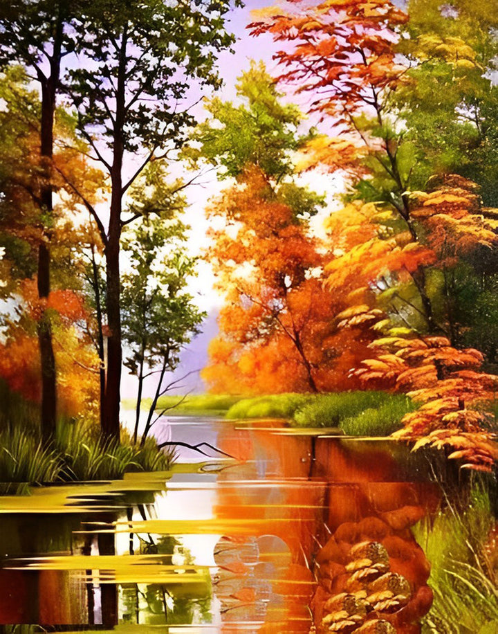 Forest Reflection Cross Stitch Kits