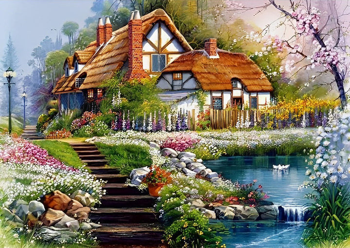 Rural Fairy Tale Scenery Cross Stitch Kits